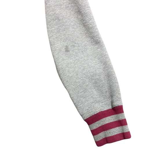 Colorado Logo Hooded Varsity Button Down Jacket Burgundy Size 2X Preppy Casual - Picture 12 of 15